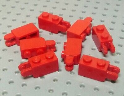 50 X LEGO ® City 3023 i blocchi predefiniti piatto in rosso 1x2 Merce Nuova Basic pietre 