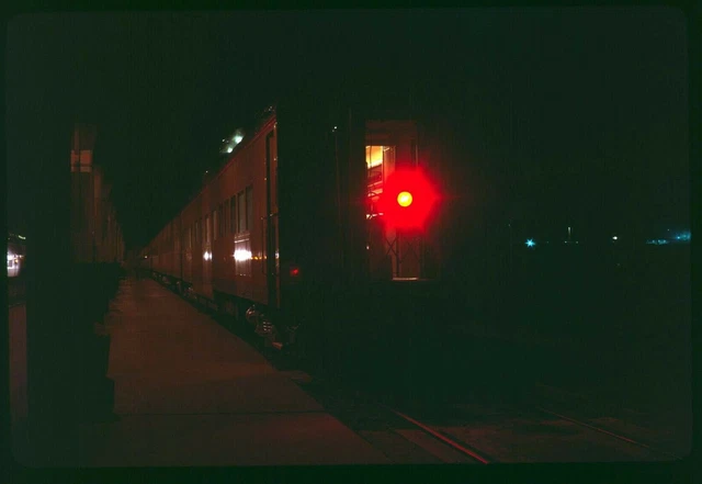 Original Rail Slide - UNK Unknown Road unk # no location 6-1983 night photo