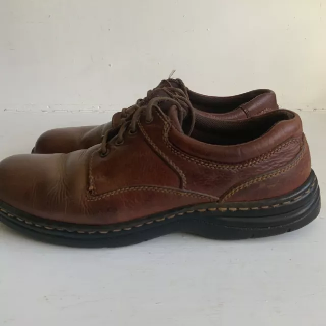 MENS SHOES HUSH Puppies Brown Leather Size UK9 $18.94 - PicClick
