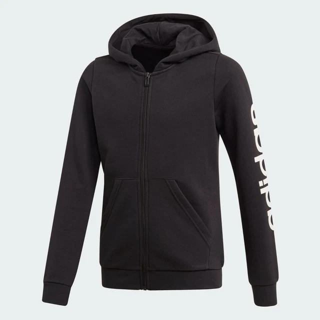 Adidas Girls Hoodie Hoody Junior Kids Fleece Top Jacket Jumper Sweatshirt Hood