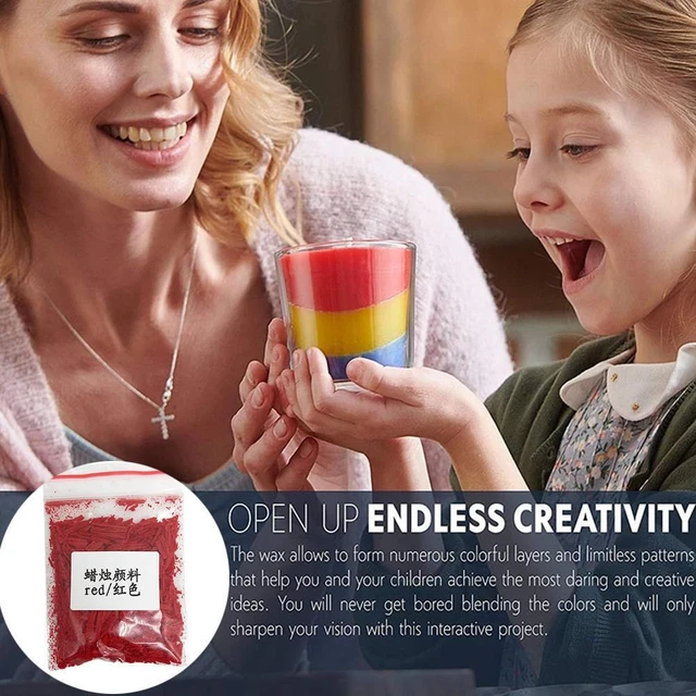 Hágalo usted mismo Pinturas de cera de velas Pigmento Chip Parafina Colorear Para Hacer Velas G8Z7