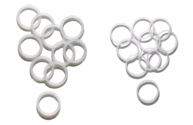 Lavatrici in nylon per maniglie delle porte - 2 taglie (confezione da 20)