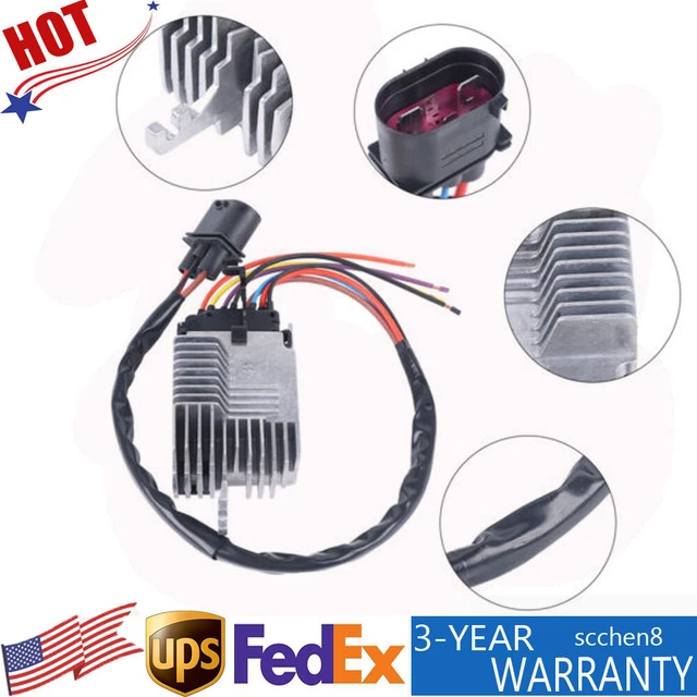 For 02-09 Audi A4 Quattro 02-03 Audi A6 Radiator Cooling Fan Relay Control Modul