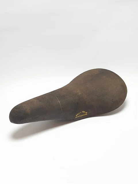 ANCIENNE SELLE DE VELO EN CUIR MARQUE SYLVIA FRANCE