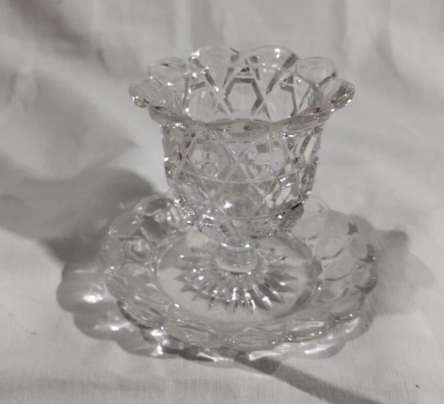 Bougeoir en cristal Transparent Géométrique Leonardo