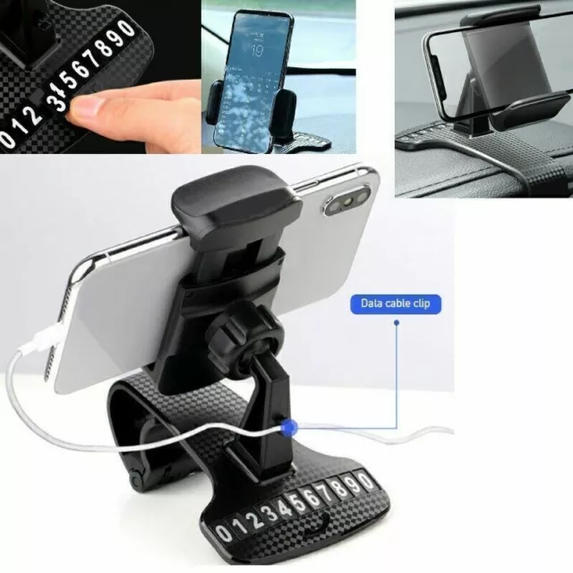 In Car Mobile Phone Holder Suction Mount Clip Grip Clamp Dashboard Windscreen