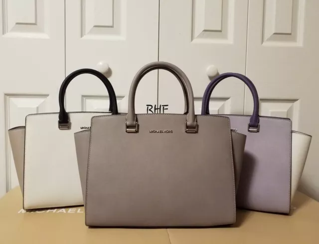 MICHAEL KORS SELMA Grand Tz Cartable Cuir Sac Bandouli re
