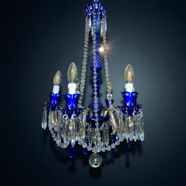 Lustre Imitation Cristal Maison Du Monde - Gris, Style Baroque - NEUF Avec étiquette