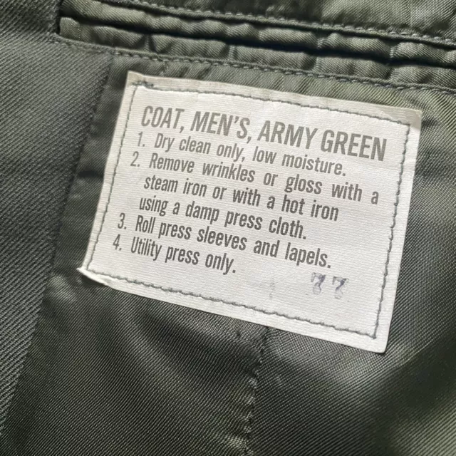 VTG NWT US Military Army Green Coat Dress Blazer Jacket Uniform Mens ...