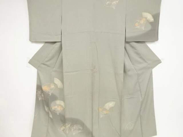 81099# Japanese Kimono / Antique Kimono / Embroidery / Flower & Ume Blossom
