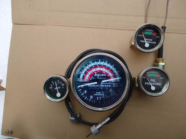 MF Massey Ferguson Tractor Gauges with Counter Clock wise Tachometer Cable