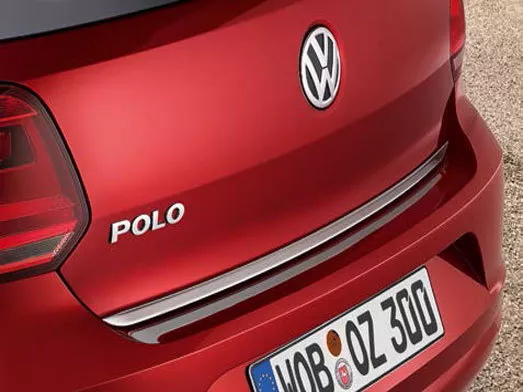 VW POLO 6R Schutzleiste für Heckklappe Chromleiste Volkswagen Zubehör EUR  69,95 - PicClick DE