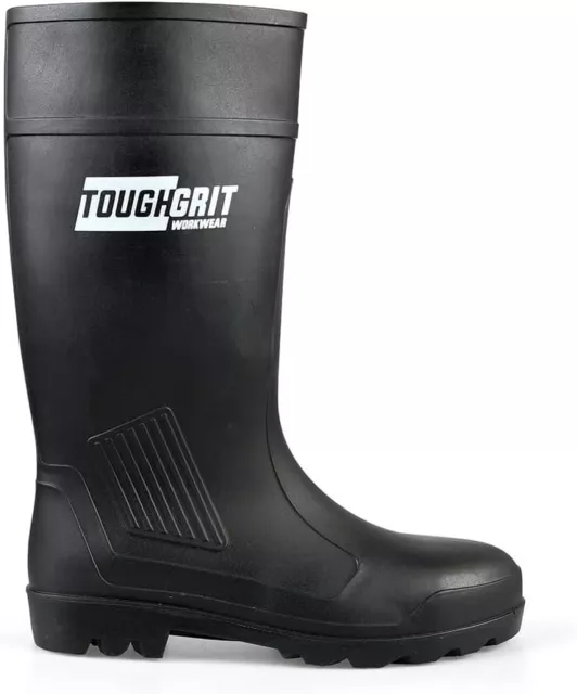 Tough Grit Larch Safety Wellington Black 12/47 (THC00226)