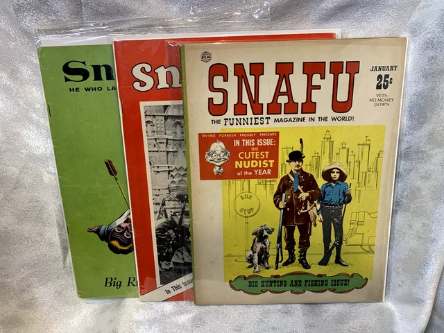 &STAN LEE &&SNAFU&& Rivista Tutti (3) Numeri 1955 Atlas Comics ...