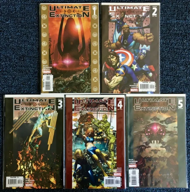 Ultimate Extinction 1-5 Marvel Comics 2006 NM Complete Series lot 1 2 3 4 5