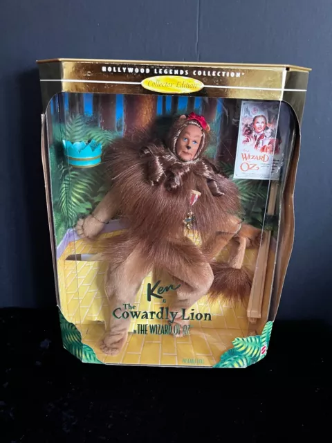 NIB Barbie Hollywood Legends Collection Wizard of Oz - KEN AS THE COWARDLY LION