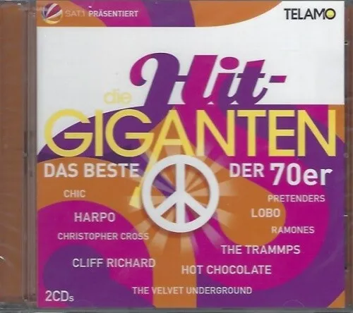 Die Hit Giganten - das Beste der 70er - Various - 2 CD - Neu / OVP