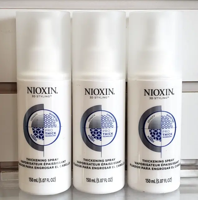 Nioxin 3D Styling Thickening Spray 5.07 oz - "Set of 3"
