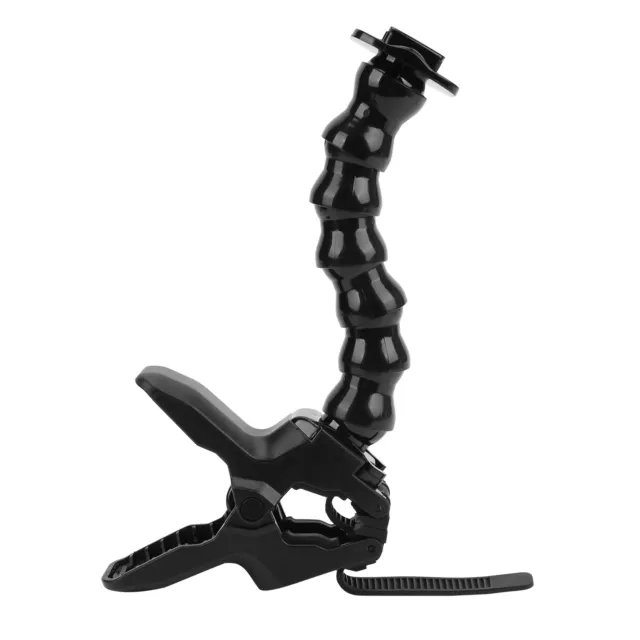 Action Camera Flexible Clamp Mount With Adjustable 8 Section Gooseneck Set A GDS