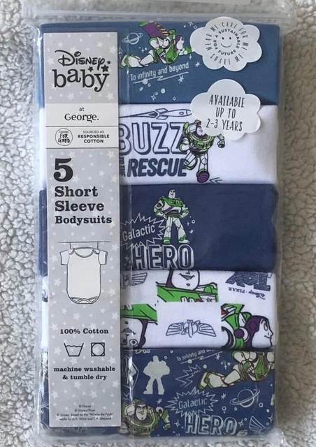 Baby disney toy story 5pk best sale bodysuits