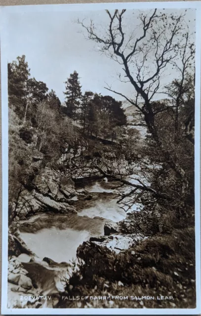 RPPC Falls of Garry from Salmon Leap, Isle of Skye Real Photo Postcard