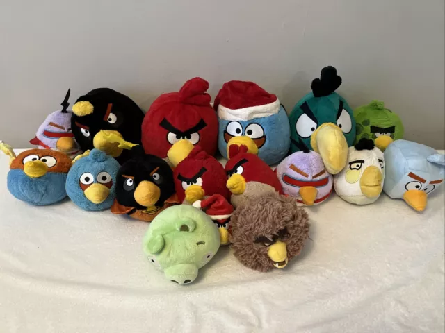 ANGRY BIRDS PLUSH Lot of 17 $175.99 - PicClick