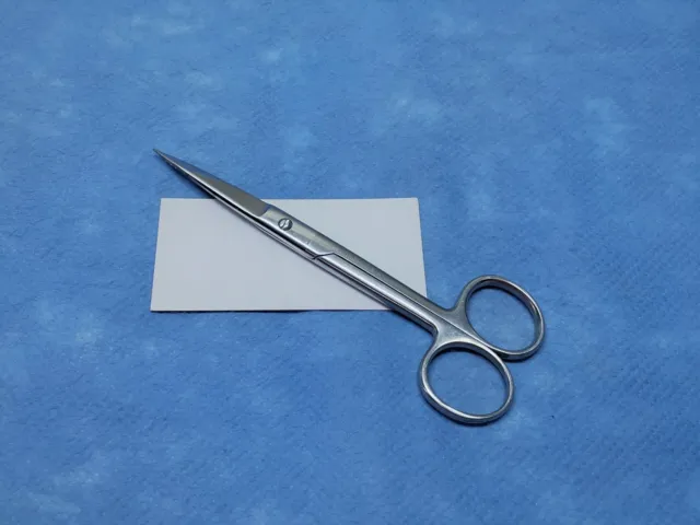 Bausch & Lomb N5202 Operating Scissors, 5.7", Sharp/Sharp, Germany
