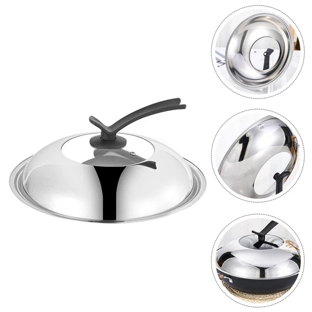Coperchio pentola in plastica in acciaio inox coperchio in acciaio inox per pentole schermo dispositivo