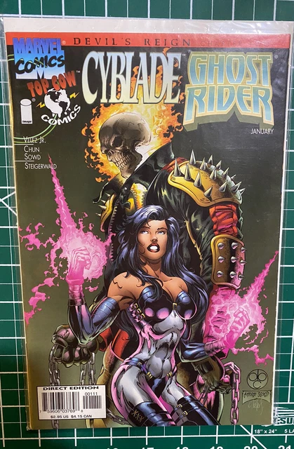 Cyblade/Ghost Rider #2 Devil's Reign (1997) Marvel/Top Cow Comics