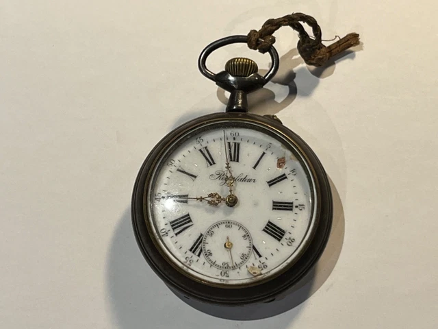 Montre Gousset Argentée Femme – Mouvement Bloqué, Occasion, Chronomètre