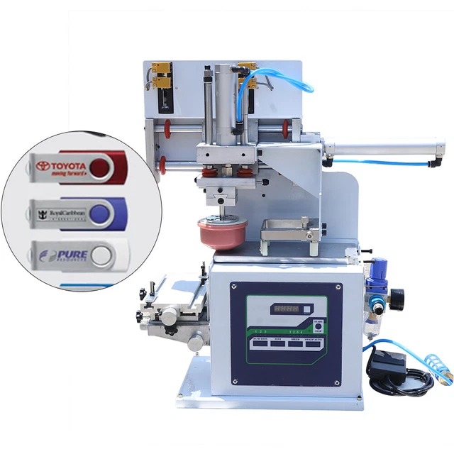 Pneumatic Pad Printing Machine Ink Pressure Pad Printer Stamping Embossing 50W