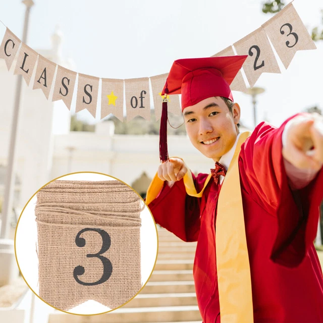 Spring Graduation Linen GRADUATION SEASON LINEN Graduation Decoration Graduation Banner ...