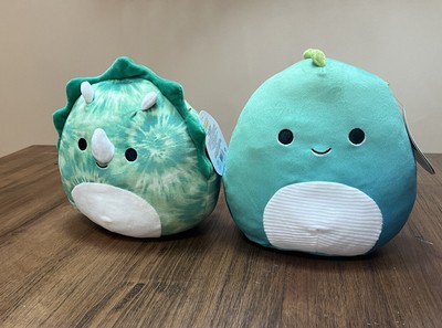 green tie dye squishmallow