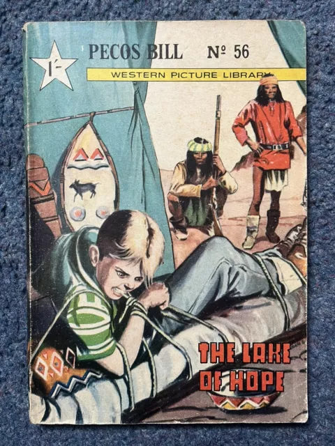 Pecos Bill Wild West Picture Library Comic No. 56 the Lake of Hope