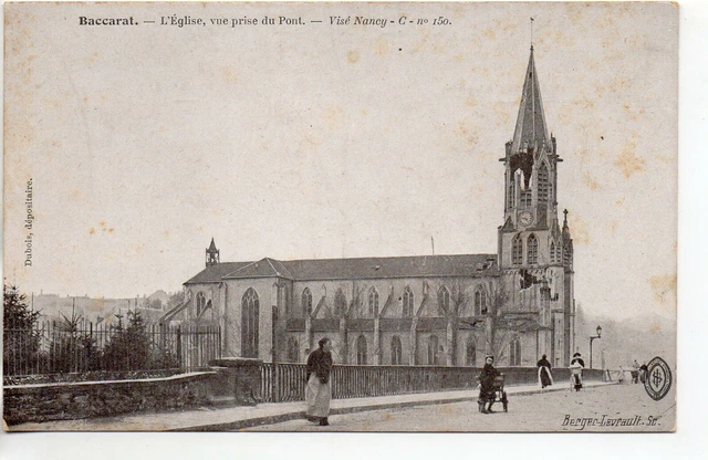 BACCARAT - Meurthe and Moselle - CPA 54 - the church