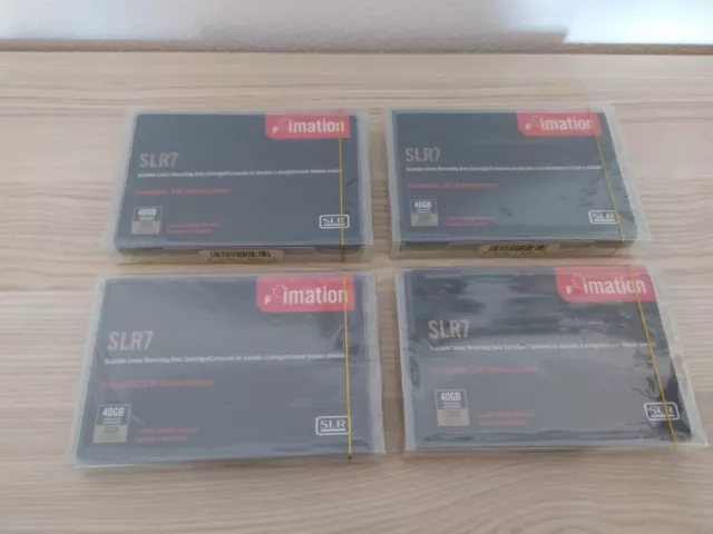 4x Original Imation SLR 7 , 20/40 GB , Data Cartridge Datenkassette NEU + OVP!!!