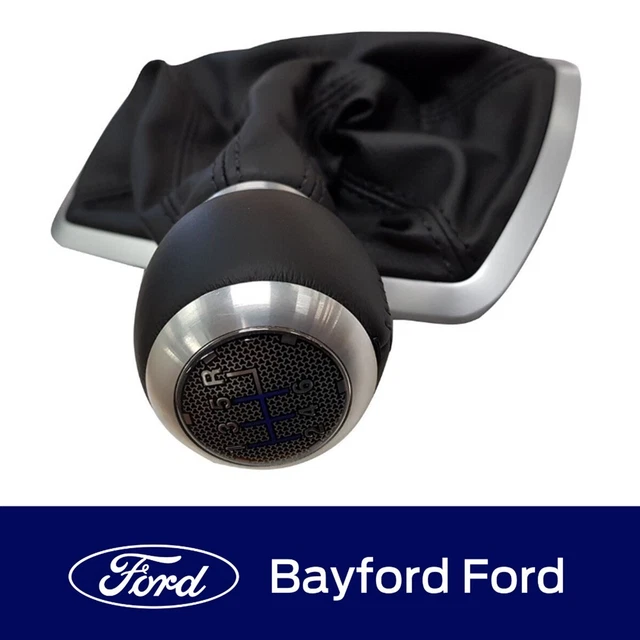 thumbnail interactive-video image 1 of Ford FPV BF 6-Speed Leather Automatic Shifter With Gear Boot – Blue Stitch – XR6, F6, GT 1 of 5