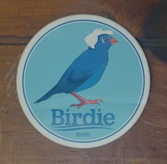 Birdie Bernie Sanders Bird Sticker 3.5" Official Campaign 2016 Political Voting