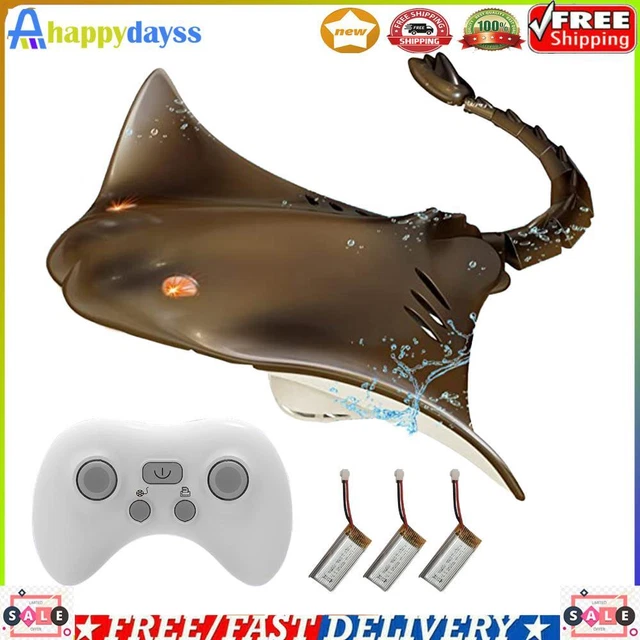 POXIAO 2,4 GHz RC Haifisch Spielzeug - Wasserdichter Unterwasserhai Für Kinder