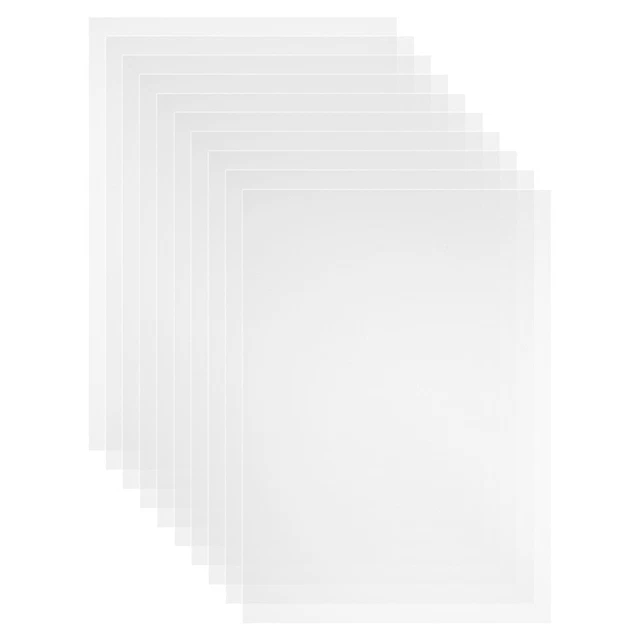 20 Pcs Pvc Photo Frame Transparencies Transparent Plastic Panels Clear
