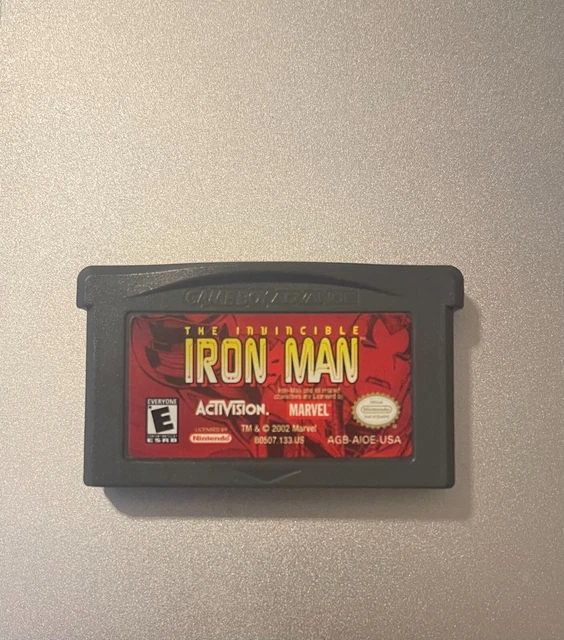 The Invincible Iron Man Nintendo Game Boy Advance Game GBA 
