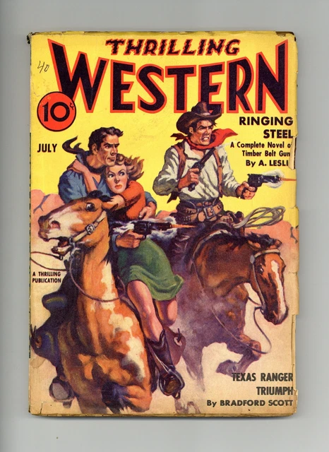 Thrilling Western Pulp Jul 1940 Vol. 25 #2 VG