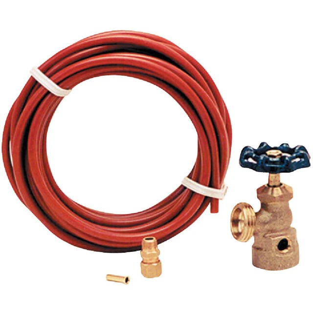 Kit de conexión de agua de esfera con tubo de poliuretano de 25 pies esfera 44726 44726 026529447263