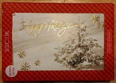 Image Arts Christmas Cards Includes 16 Cards Happy Holidays New In Box.