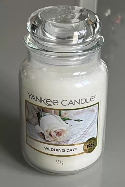 Bougie - Yankee Candle - grande jarre 623 grammes - wedding day - NEUVE