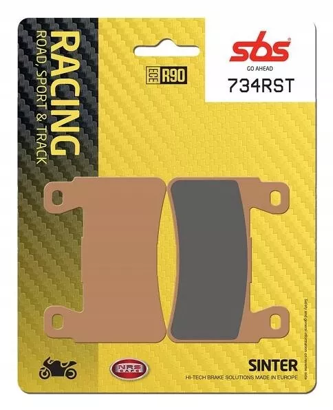 Plaquettes De Frein Kh265 Track And Sport Sinter Colour Gold (Remplace Rs Compou