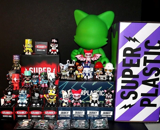 SuperPlastic Janky & Kranky 50+ Urban Art Vinyl Figures/Slaps/Pins CHASE & Excl