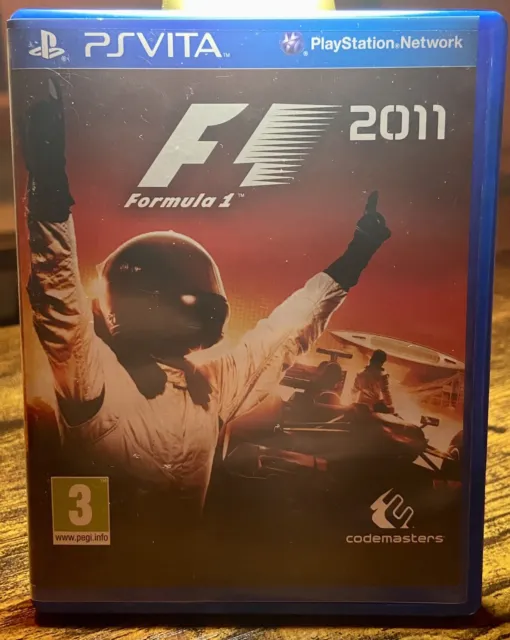 F1 2011 (Sony PlayStation Vita,  case inlay cover no game included