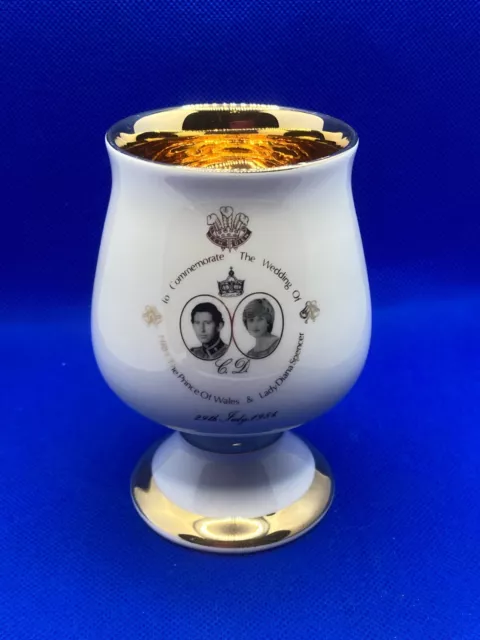 Prinknash Pottery Charles & Diana Royal Wedding Commemorative Goblet