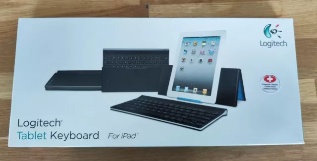 Logitech Bluetooth Tastatur Apple iPad Tablet-PC Deutsch/Schweiz Tablet Keyboard